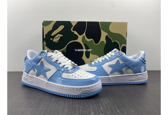 A Bathing Ape SK8 Sta  Low Blue BA1H70191001