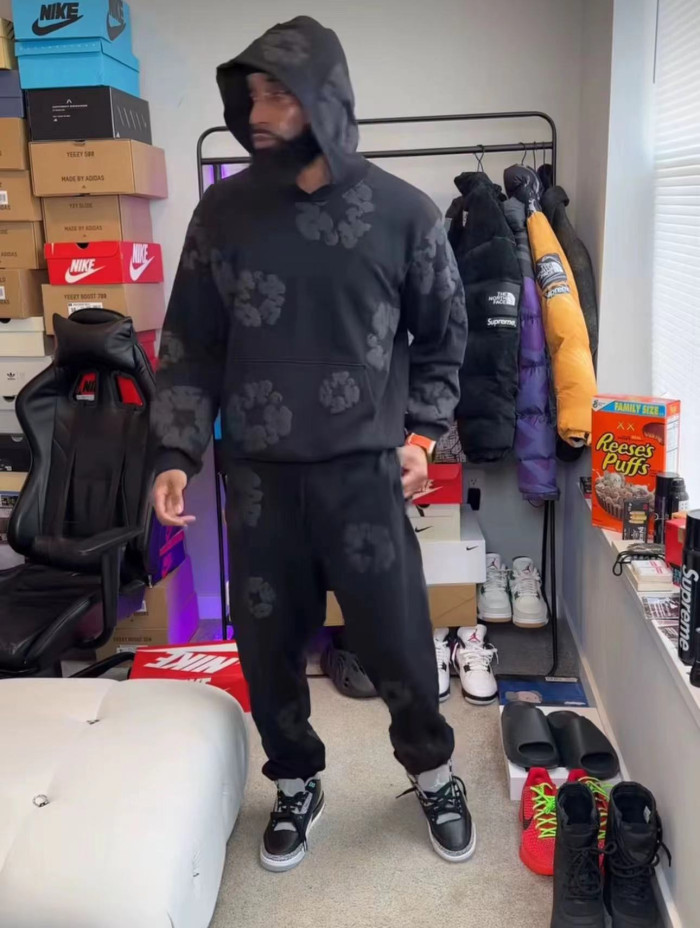 DENIM TEARS MONO Cotton Wreath Hoodie