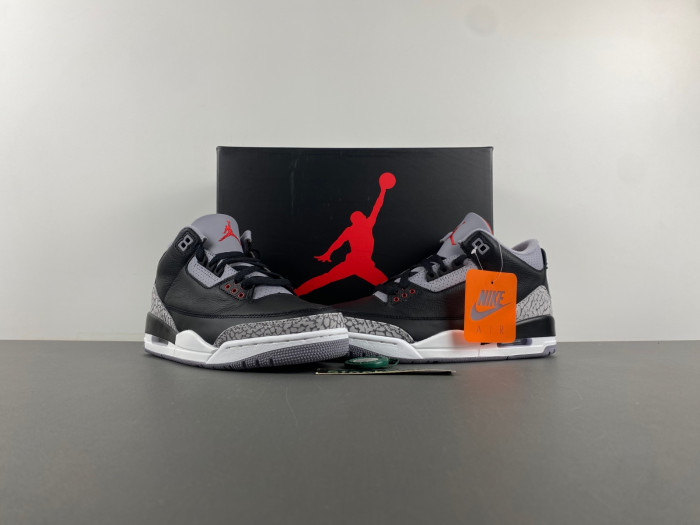 Air Jordan 3 Retro "Black Cement" 2024 DN3707-010