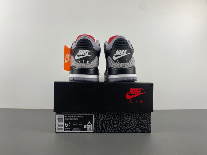 Air Jordan 3 Retro "Black Cement" 2024 DN3707-010