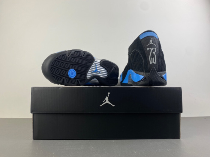 Air Jordan 14 “Black/University Blue 487471-007