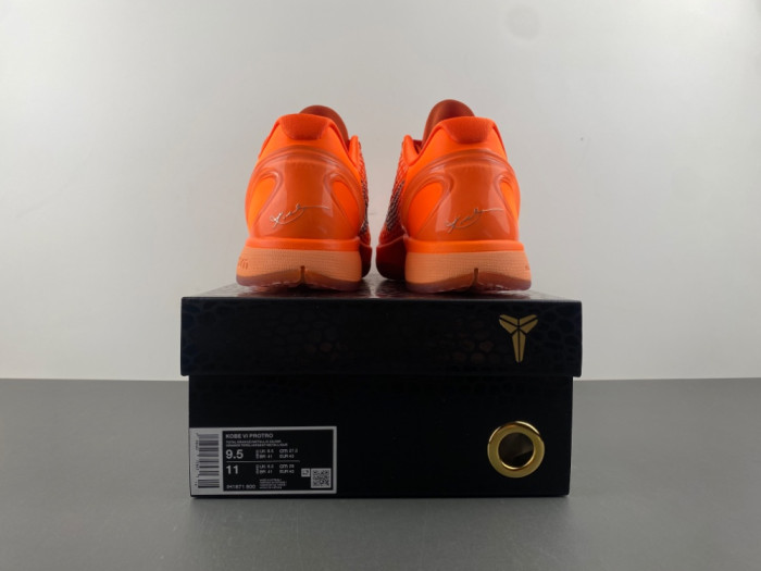 Nike Kobe 6 Protro “Total Orange” IH1871-800
