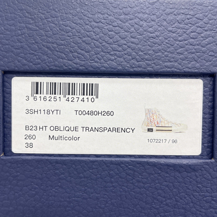 B23 OBLIQUE HIGH TOP SNEAKERS T00480H076