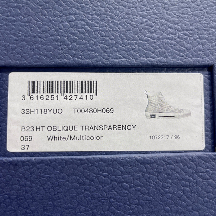 B23 OBLIQUE HIGH TOP SNEAKERS T00480H078