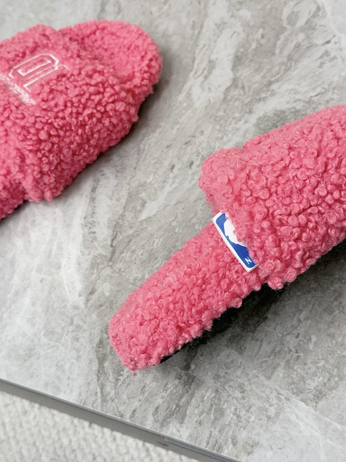 Ba1en*iaga FURRY SLIDE SANDAL