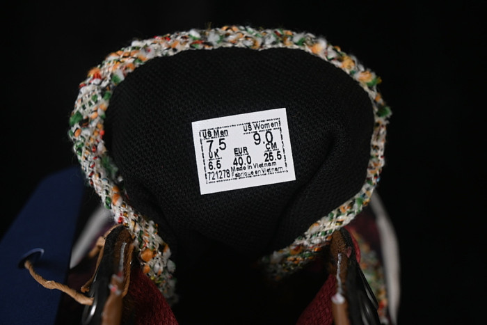 VANS OLD SKOOL 36 LX SOUVENIR BURGUNDY VN000D9RBRG