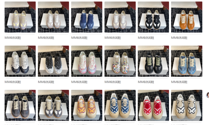 ma1s0n Marg*e1a calfskin sneakers